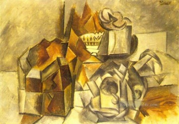 Pablo Picasso Werke - Coffret compotier Tasse 1909 Kubismus Pablo Picasso